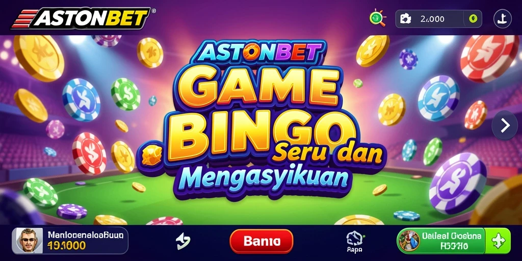 Screenshot gameplay Bingo yang penuh warna dan menarik di ASTONBET.
