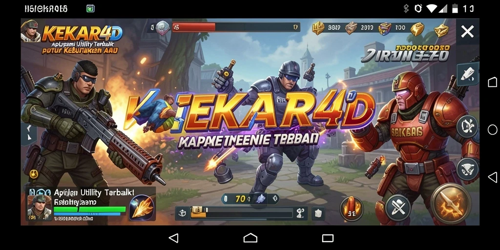 Tampilan antarmuka KEKAR4D yang modern dan user-friendly.