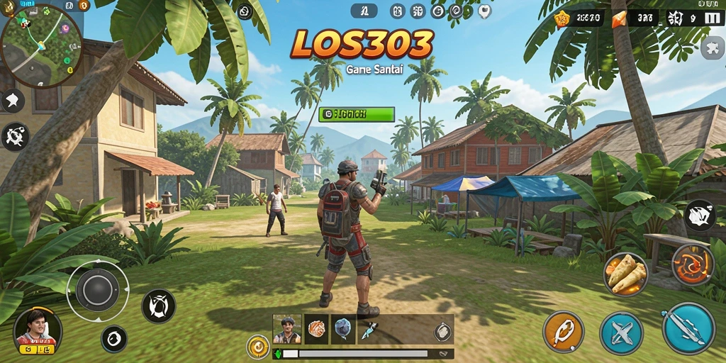 Tampilan permainan seru dengan grafis cerah dan gameplay yang menarik.