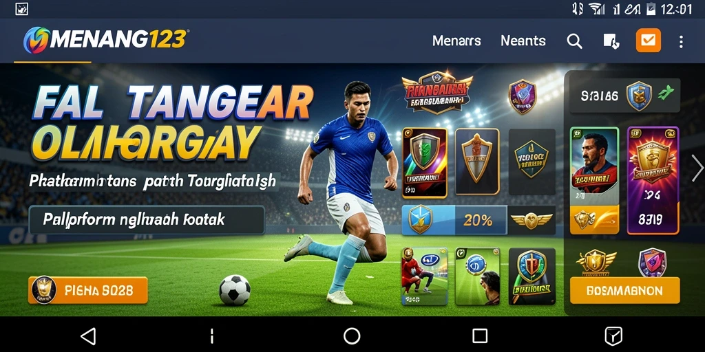 Tampilan menarik dari gameplay <strong>MENANG123</strong> yang menampilkan taruhan olahraga.
