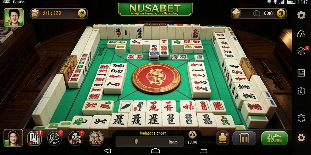 Tampilan menarik saat bermain Mahjong di NUSABET.