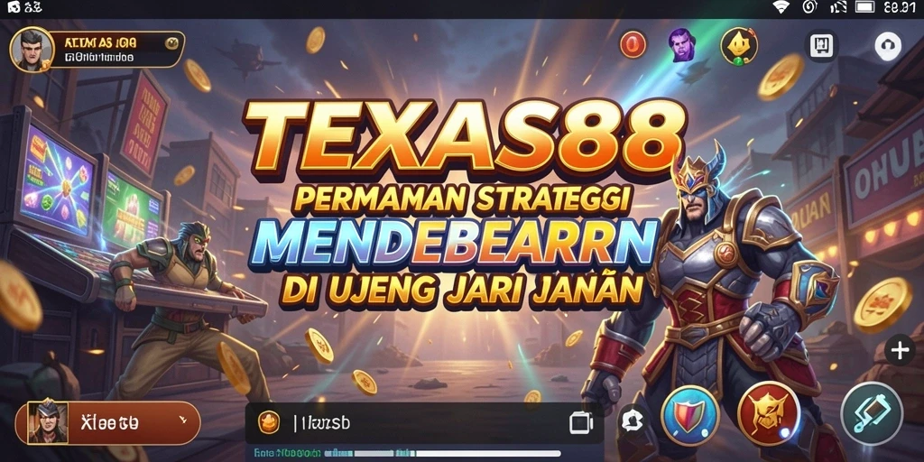 Tampilan gameplay menantang dan menegangkan di TEXAS88.