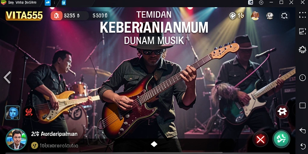Tampilan gameplay VITA555 yang penuh warna dan interaktif.